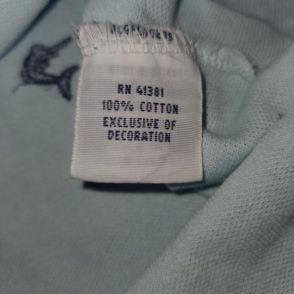 Ralph Lauren Knit Oxford Polo Mens Large Hampton Blue Shirt Embroidered Marlin - Picture 6 of 8